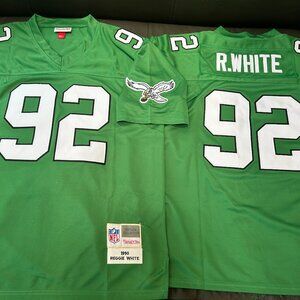 Mitchell and Ness PHILADELPHIA EAGLES REGGIE WHITE Men's JERSEY Sz M,L,XL,2X NWT